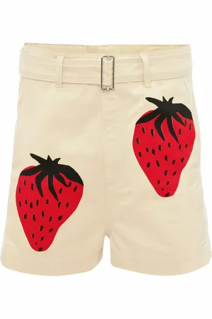 J.W.Anderson Short chino à imprimé graphique