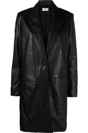 Zadig & Voltaire Manteau boutonné à fini poli