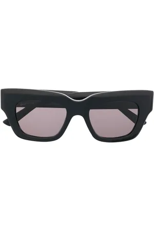 Balenciaga Lunettes de soleil à plaque logo