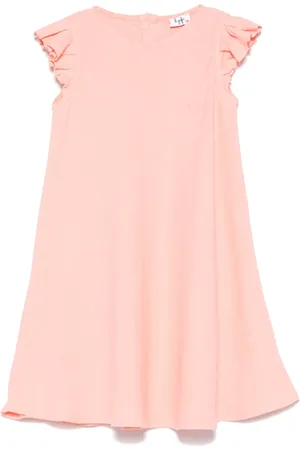 Il gufo Robe en lin à volants