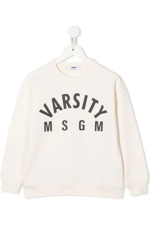 Msgm Sweat à logo Varsity imprimé