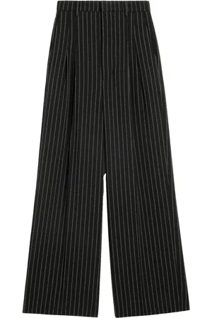 Ami Pantalon ample à fines rayures