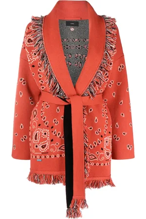 Alanui Cardigan à motif cachemire en jacquard