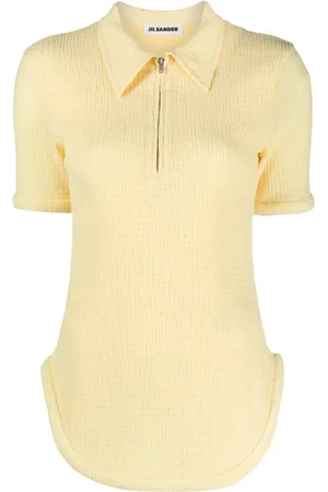 Jil Sander Polo gauffré à col zippé