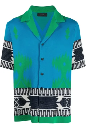 Alanui Polo en maille intarsia