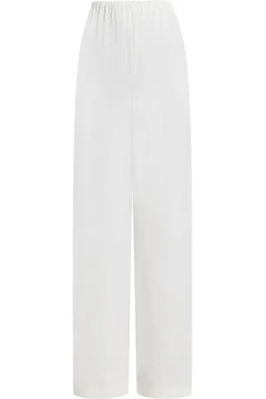 Salvatore Ferragamo Pantalon droit à taille haute