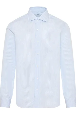 BARBA Chemise à fines rayures