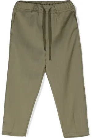 COSTUMEIN Pantalon en laine vierge à lien de resserrage