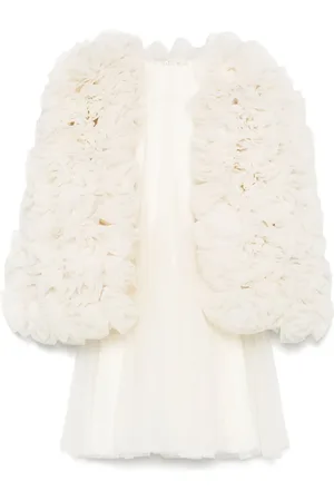 Maison Ava Robe à fleurs appliquées