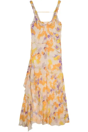 Patrizia Pepe Robe asymétrique à fleurs