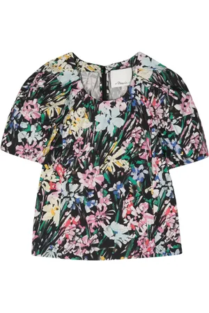 3.1 Phillip Lim Haut en coton à manches bouffantes