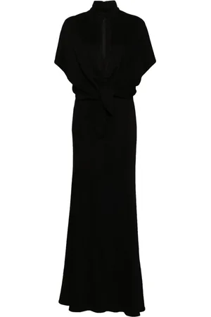 Roberto Cavalli Robe longue à détail noué