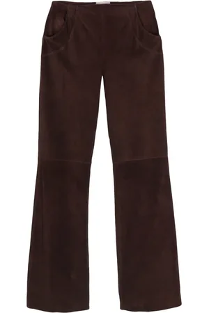 VALENTINO GARAVANI Pantalon en daim (années 2000)
