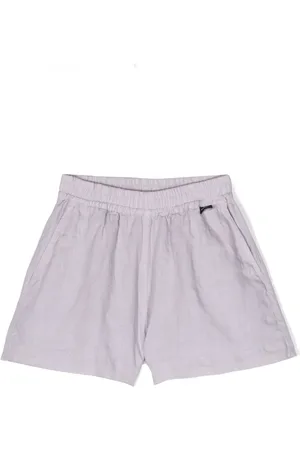 Aspesi Short en lin à taille élastiquée