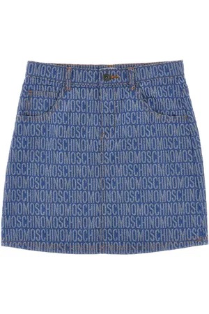 Moschino Minijupe à logo en jacquard