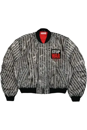 WALTER VAN BEIRENDONCK Veste bomber à patch logo
