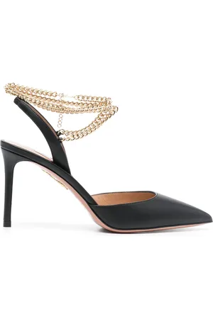 Aquazzura Escarpins Flash 95 mm en cuir