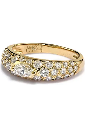 JACQUIE AICHE Bague en 14ct ornée de diamants