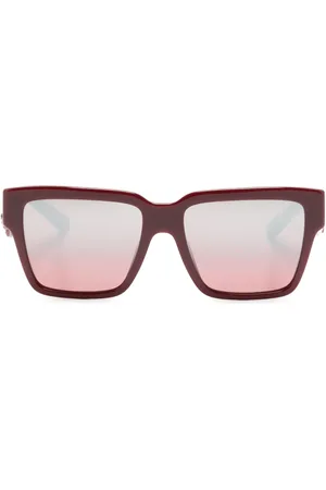 Dolce & Gabbana Lunettes de soleil rectangulaires à plaque logo