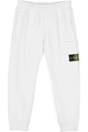 Stone Island Pantalon de jogging à patch Compass
