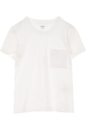 Hermès T-shirt à logo H brodé (années 2000)