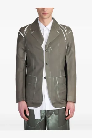 Comme des Garçons Blazer à détails contrastants