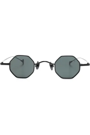 Eyepetizer Lunettes de soleil tintées à monture géométrique