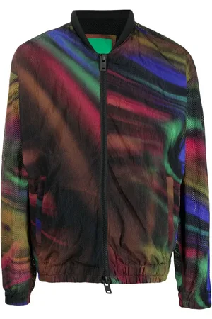 Emporio Armani Veste bomber à imprimé abstrait