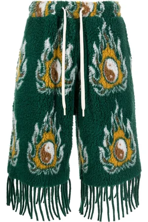 JORDAN LUCA Short Cosmo à motif en jacquard