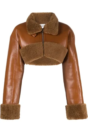 Filippa K Veste en peau lainée à coupe courte