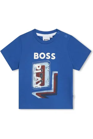 HUGO BOSS T-shirt en coton à imprimé graphique
