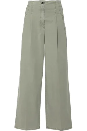 PESERICO SIGN Pantalon palazzo à détails plissés