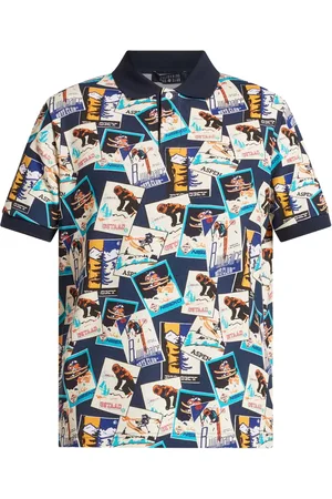 Billionaire Boys Club Polo en piqué à imprimé Ski