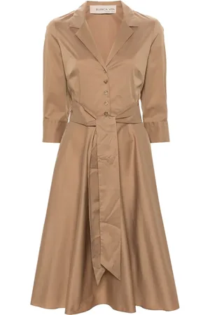 BLANCA Robe-chemise en popeline