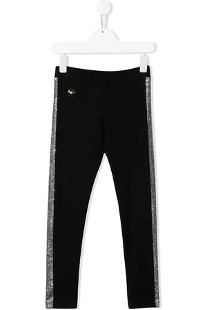 Philipp Plein Legging à bandes strassées
