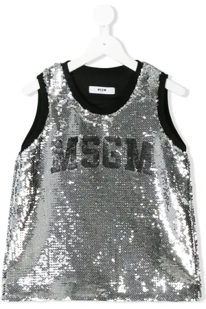 Msgm Top à broderie de sequins