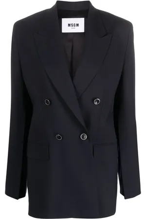 Msgm Blazer à boutonnière croisée