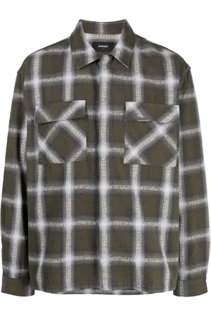 Represent Chemise à carreaux imprimés