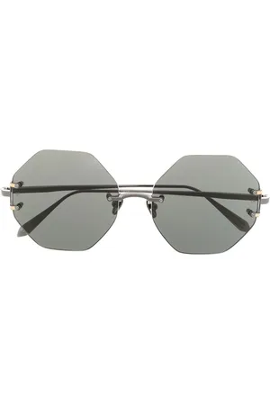 Linda Farrow Lunettes de soleil Aurua à monture ronde