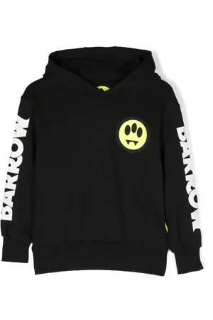 BARROW Hoodie en coton à logo imprimé