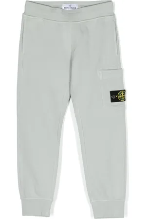 Stone Island Pantalon de jogging à patch Compass