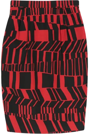 Miu Miu Jupe à motif géométrique (années 2000)