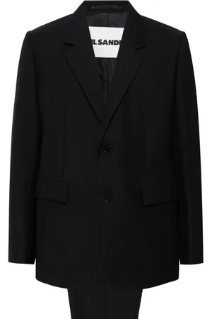 Jil Sander Costume ample à simple boutonnage