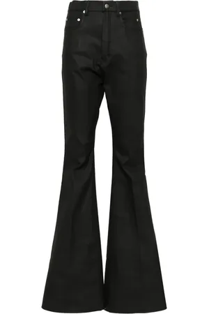 Rick Owens Jean bootcut Bolan à taille haute