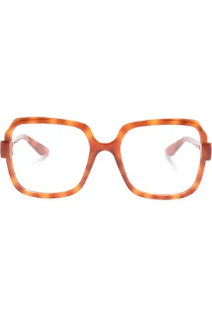 Gucci Lunettes de soleil à effet écailles de tortue