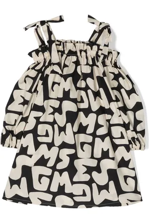 Msgm Robe à imprimé monogrammé