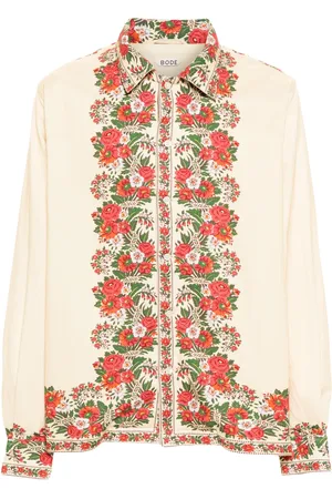 BODE Chemise en coton à fleurs