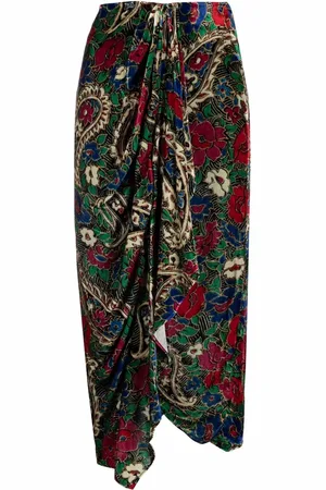 Isabel Marant Jupe Bree à motif cachemire