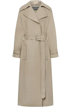 Alberta Ferretti Trench à taille ceinturée