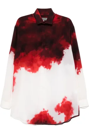 YOHJI YAMAMOTO Chemise à imprimé graphique
